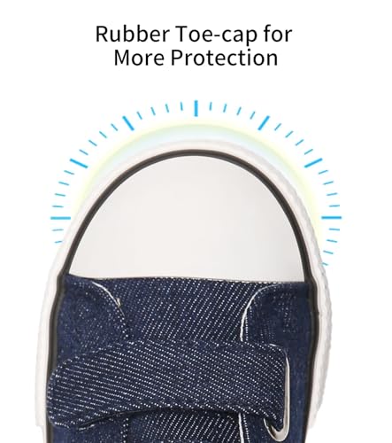 Image of Toddler Little Kid Cushioned Canvas Shoes Slip On Sneakers Soft and Durable