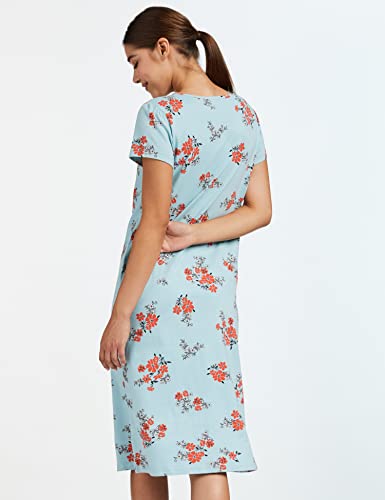 Image of Amazon Brand - Symbol Women's Casual Cotton Calf Length Regular Fit Nighty (Available in Plus Sizes)