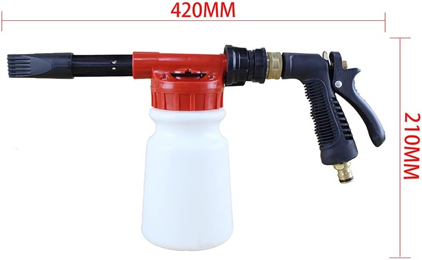 Adjustable Car Wash Foam Nozzle Hose Wash Sprayer Low Pressure Foam Generator For Washing Dry Car