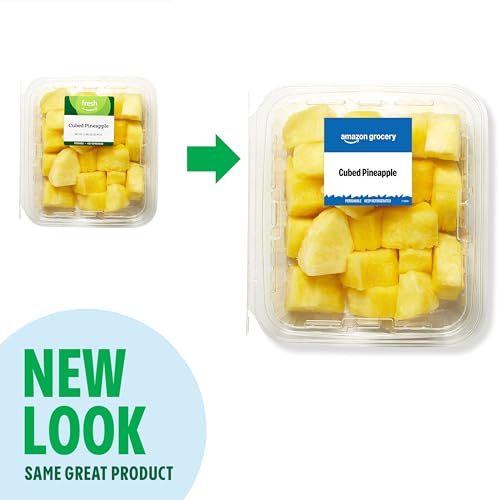 Amazon Grocery, Cubed Pineapple, 32 Oz (Previously Fresh Brand, Packaging May Vary)