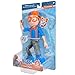 Blippi Talking Figure, 9-inch Articulated Toy with 8 Sounds and Phrases, Poseable Figure Inspired by Popular YouTube Edutainer