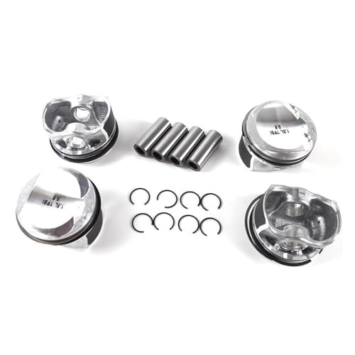 Image of piston ring kit EA888 Engine 4pcs Car Piston Ring Set For Audi A3 A4 A5 Quattro For VW For Passat For Tiguan GTI 1.8T Replace
