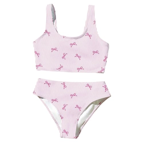 Bikini deportivo para niña bañador completo dos piezas elástico