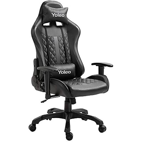 Silla Gaming Profesional YOLEO Ajustable Giratoria Cover