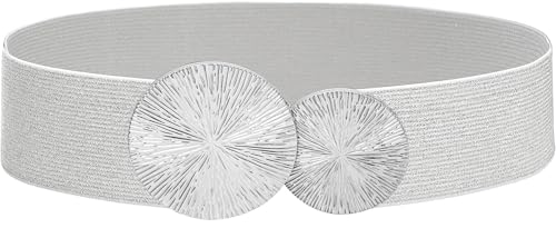 Wide Elastic Belts for Women Stretchy Skinny Cinch Waist Belts for Dresses