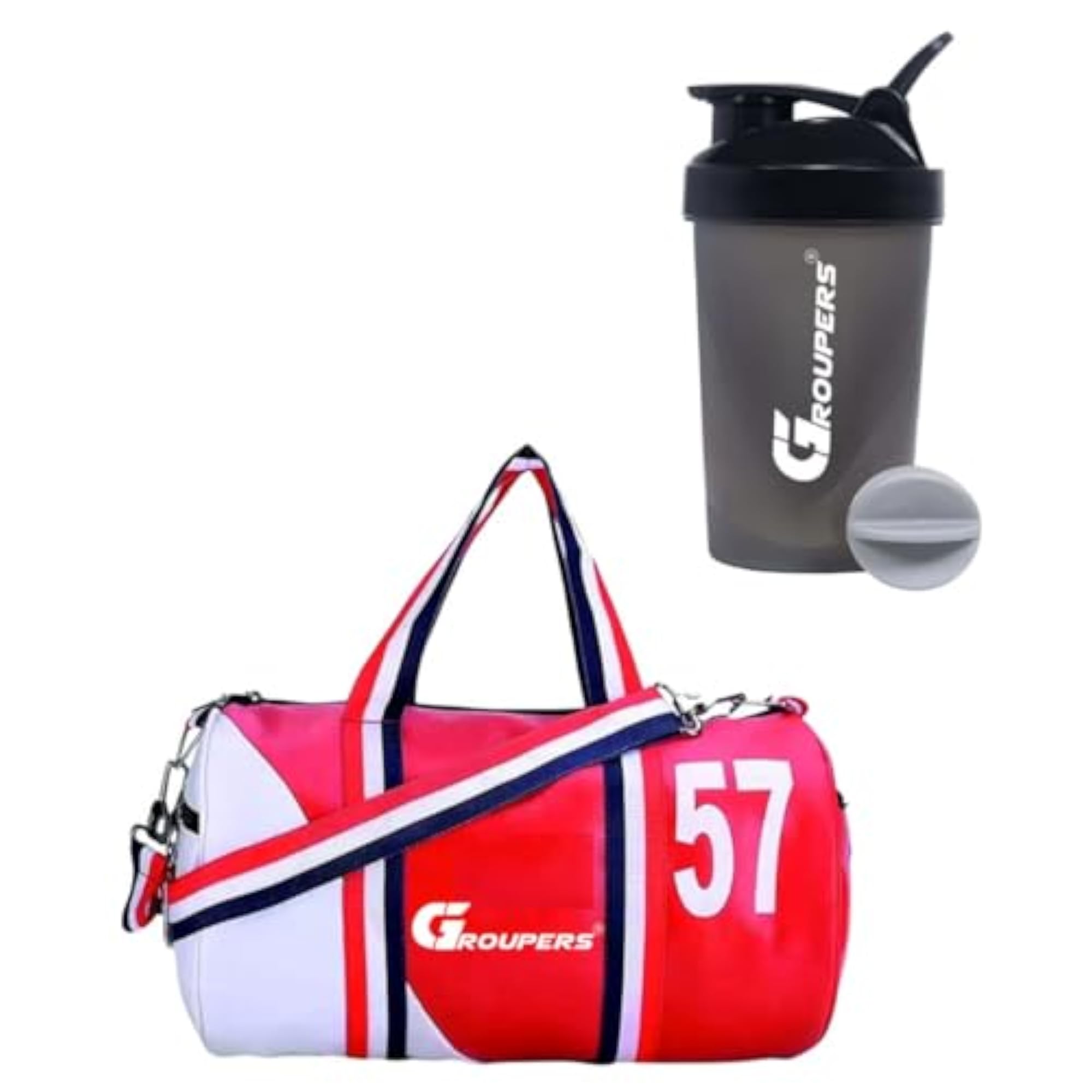 20-25L Gym Bag Combo with Shaker Bottle