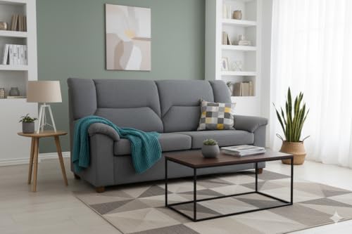 Miniatura 5 de Mueblix.Com - Sofa 2 Plazas Juan, Sofá De Salón, Asientos Y Respaldos Rellenos De Fibra, Sofá Tapizado Poliéster 100 , Sofa Con Estructura De Madera Y Aglomerado, Sofas De Salón Modernos