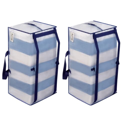Image of VENO 2 Pack Heavy Duty Moving Bags with Backpack Straps, Zippers & Handles, Extra Large Packing Bags for College Dorm Essentials, Moving Supplies Alternative to Cardboard Moving Boxes