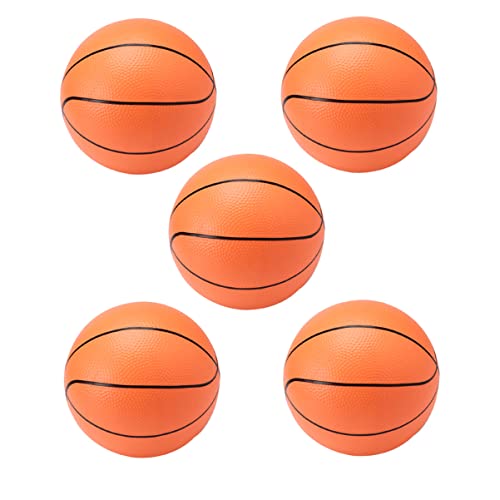 KOMBIUDA 5Pcs Inflatable Beach Balls Balls for Pool Beach Backyard Fun Easy to Inflate Deflate for Exercise