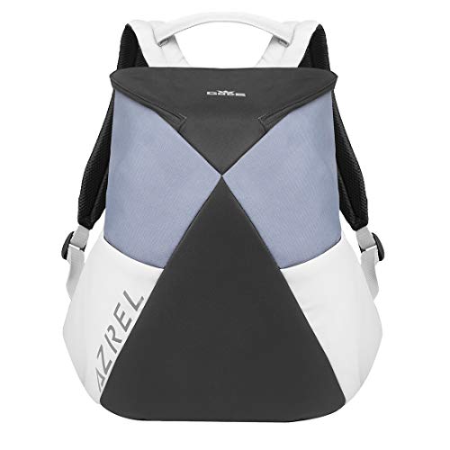 Gods Azrel 15.6 Inch 20 Litre Laptop Backpack, Quick Access/Bottle Pocket, Theft and Pickpocketing Protection, Water Repellent Fabric (Grey)