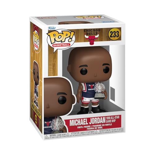 Funko Pop! NBA: Bulls - Michael Jordan - 1998 All-Star Game MVP - Collectable Vinyl Figure - Gift Idea - Official Merchandise - Toys for Kids & Adults - Sports Fans - Figure for Collectors and Display