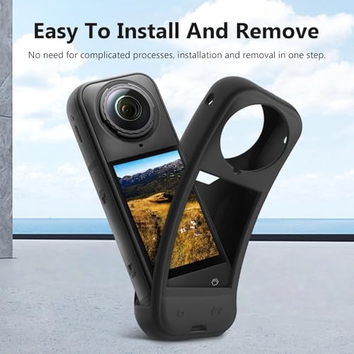 Funda de silicona para Insta360 X5, protección total miniatura 5