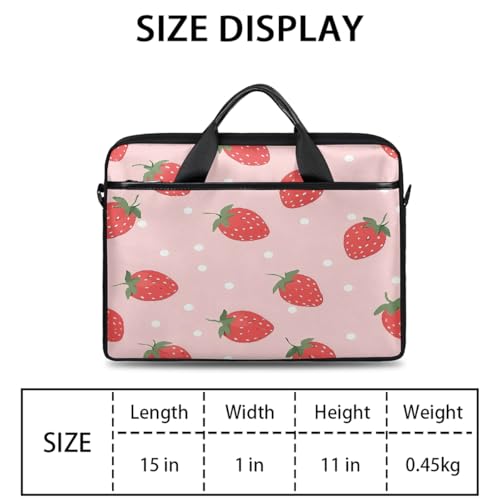 Bolso para portátil de 15 pulgadas con diseño rojo y blanco miniatura 2
