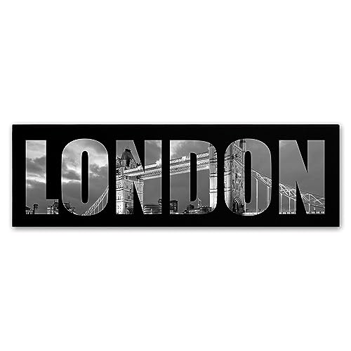Mark Ashkenazi 'London City Photos Black And White' Canvas Art by Trademark Fine Art - Used condition - US$12.46