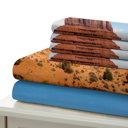 Housse de Couette Super King Déco Chambre Formations Rocheuses 3D