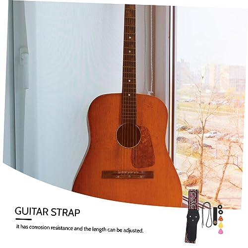 DIKACA 1 Ensemble De Sangle De Guitare Plectre De Guitare Bandoulière Réglable Sangle D’Épaule De Guitare Large Ceinture Sangle Serrures Réglable Ukulélé Guitare Ceinture Ukulélé Choix - Les Beatles, Paul McCartney, John Lennon, RIngo Starr, George Harrison DIKACA 1 Ensemble De Sangle De Guitare Plectre De Guitare Bandoulière Réglable Sangle D'Épaule De Guitare Large Ceinture Sangle Serrures Réglable Ukulélé Guitare Ceinture Ukulélé Choix – Image 3