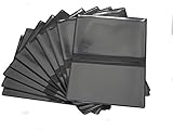 Ausweishülle/Kfz-Scheinhülle Schwarz 10 Stück