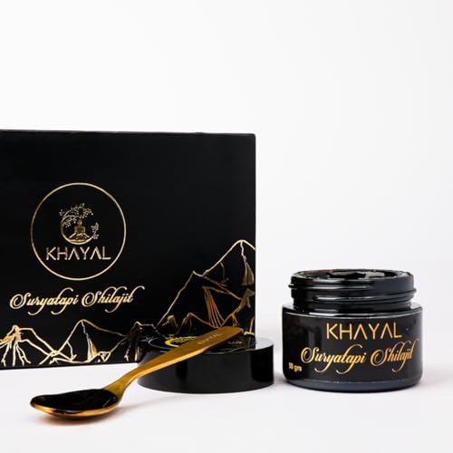 Image of Khayal Suryatapi Shilajit /Shilajeet - 50gm | 500mg / Serving|Pure Himalayan Resin | Boosts Energy, Immunity & Holistic Wellness | For Men and Women|Pack of 1