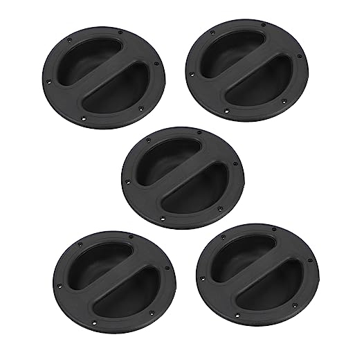 Operitacx 5pcs Stage Speaker Cabinet Handles Round Shape Recessed Audio Cabinet Handle Construction Design Secure Mounting for Transporting Heavy Equipment