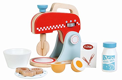 Preisvergleich Produktbild Lelin STANDMIXER Spielzeug Spielküche Zubehör Kind Haushaltsgerät Rollenspiel Holz NEU
