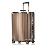 lesulety Maleta de Aluminio Duro para Todos los usos,20 Inch Cabin