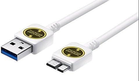 ThunderEmperor Micro USB 3.0 Data Sync & Charging Cable for Samsung Galaxy S5 / Note 3 III N900 N9002 N9005 (WHITE)