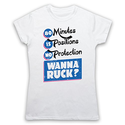 T-shirt rugby original femme coton rigolo My Icon Art Clothing