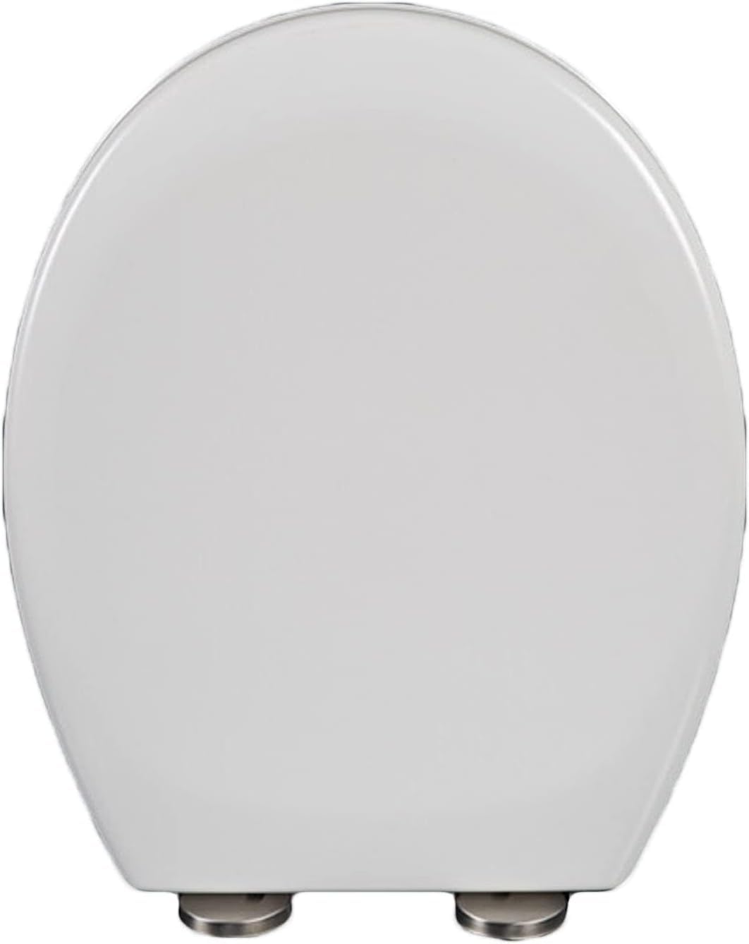Silent-Close Elliptischer WC-Sitz mit Absenkautomatik und Schnellverschluss, einfaches Einfüllen, Kunststoff, hygienisches Design, passend für ndard Toiletten