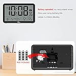 WallarGe Auto-Set Desk and Wall Clock