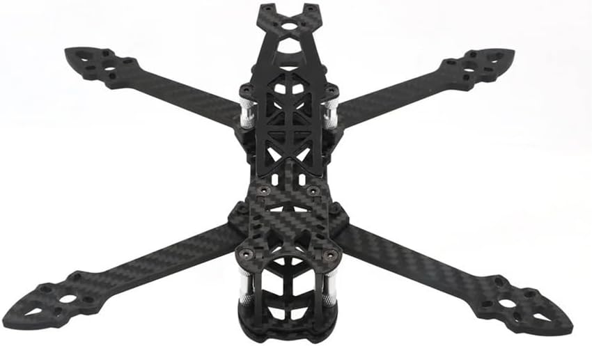 Fit for FPV Racing Drone RC Quadcopter DIY Freestyle with Print Parts 5 Inch 240mm Frame Kit 3K Carbon Fiber 5mm Arm(Frame with Print)