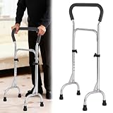 Aufstehhilfe Senioren Höhenverstellbar 76-89 cm Gehhilfe für Bett Toiletten Sofa Stabile Stehhilfe für ältere Menschen Schwangere und Behinderte, 7-Stufige Höhenverstellung, Tragfähigkeit 200KG
