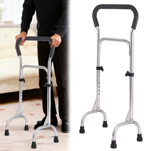 Aide au redressement pour personnes âgées, enceintes et handicapées, réglable en hauteur 76 à 89 cm, aide à la marche pour lit, toilettes, canapé, aide à la position debout stable pour personnes âgées