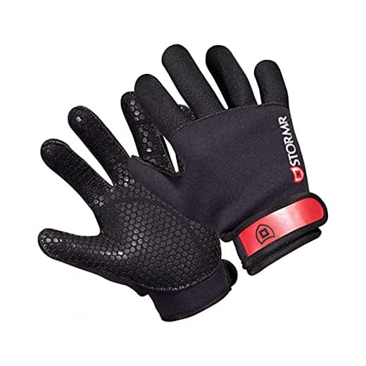 Stormr Strykr 2mm Neoprene Mens and Womens Glove - Fully Lined Micro-Fleece Gloves with Adjustable Wrist Closures - Ideal for Ice Fishing, Winter Conditions, and Foul Weather, XL