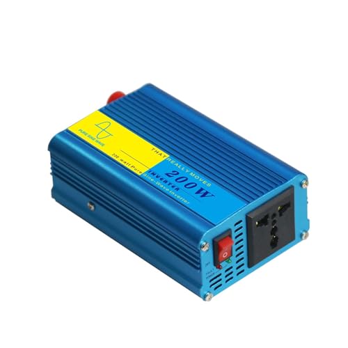 Onduleur 24V 220V 200W à onde sinusoïdale pure pour conversion d'énergie stable