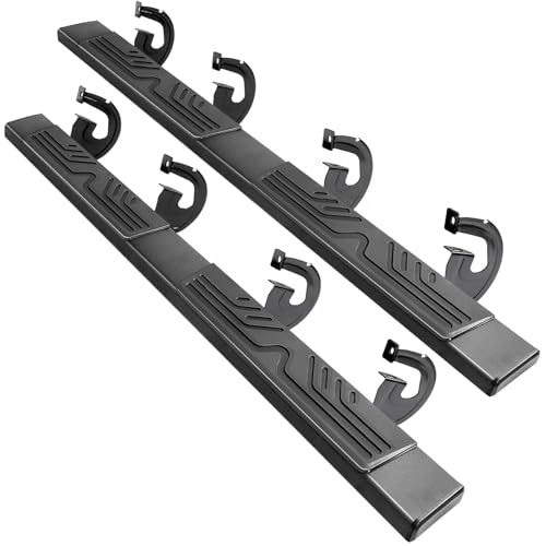 Estribos laterales aluminio 6.5" para Ford F150 2009-2014 miniatura 1