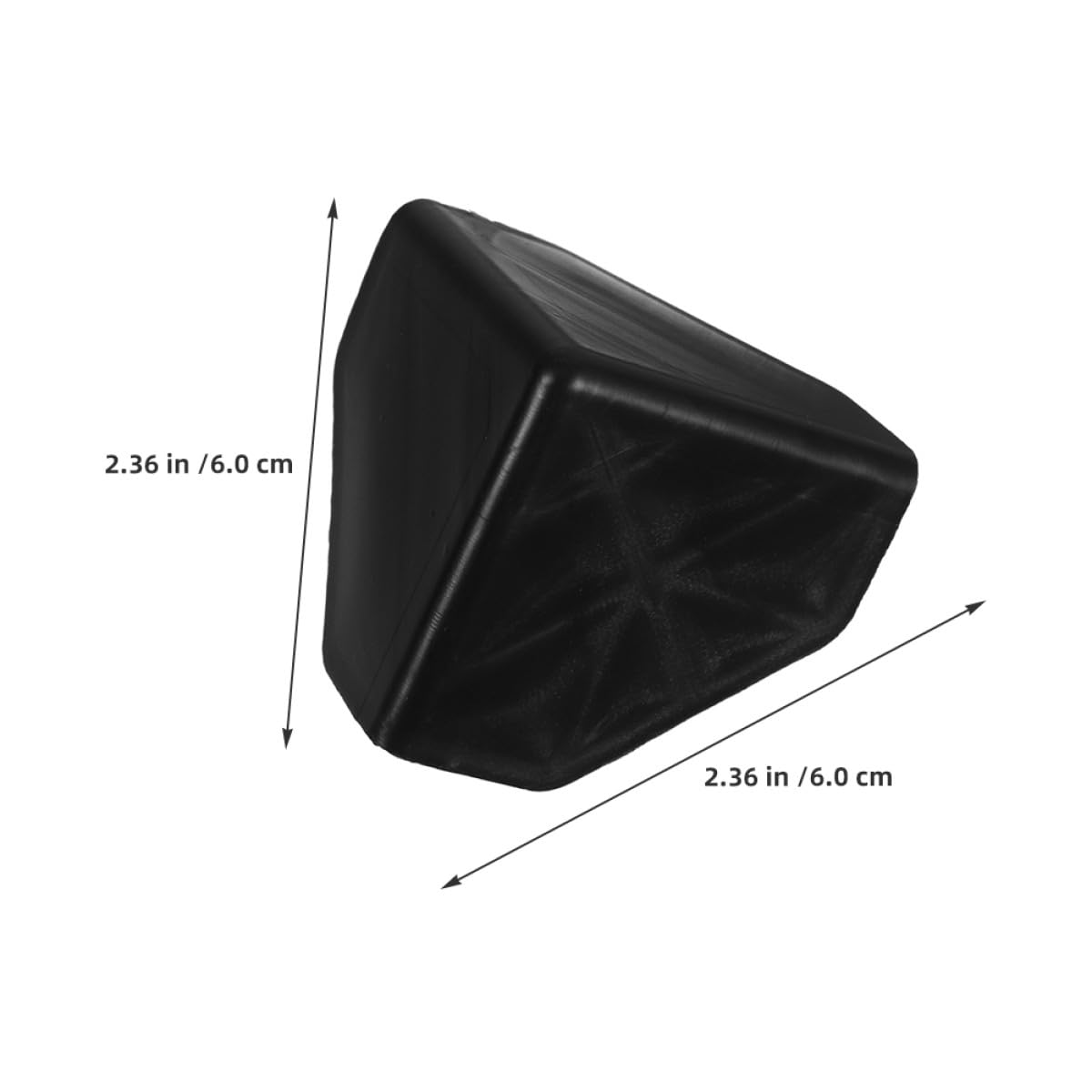 BESTYASH Protezioni Angolari per Scatole di Spedizione in Plastica da 60 Mm, Copri Angoli in Cartone a Tre Lati, Set da 100 Pezzi per Imballaggio Sicuro di Mobili e Merci Fragili