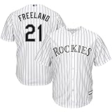 Outerstuff Kyle Freeland Colorado Rockies #21 MLB Kids Youth 4-20 White Home Player Jersey - Size 10-12