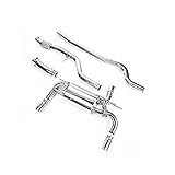 Material: acero inoxidable Sistema de escape Catless Straight Downpipe Para BMW F32 F33 435i Escape Catback Valvetronic Acero Inoxidable