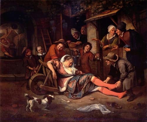 Impression Pour la Décoration Murale Jan Steen efface les murs vides
