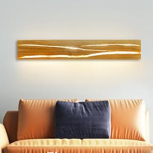 ZMH X00127GYM1 LED Holz Wandleuchte