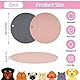 2 Stück Napfunterlage Katzen Rund, 24cm Silikonmatte Hundenapf, Futternapf Unterlage rutschfest Matte Katzenfutter, Topflappen, Futterunterlage Hund für Mittlere und Kleine Haustiere