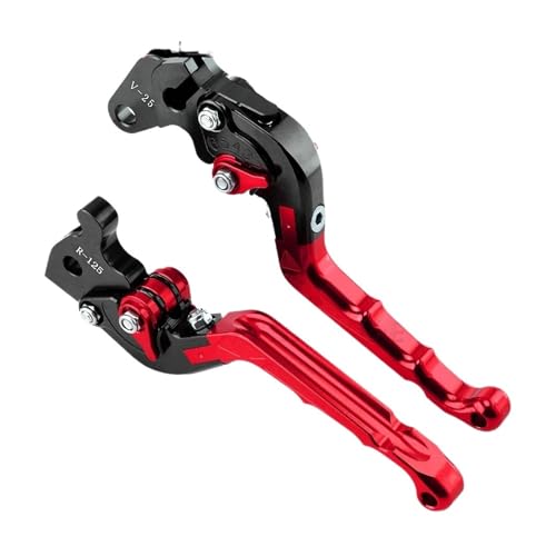 Leviers d'embrayage de frein Yamaha XVS125 Virago poignée rouge tuning