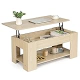 【Grandi Applicazioni con Aspetto Moderno】Questo tavolino da caffè ha un design semplice ed è di colore marrone. Si abbina allo stile decorativo della stanza e le dà un tocco in più. La dimensione compatta lo rende perfetto per case piccole.
