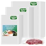 Robustes et Sûrs : sac sous vide adaptés à tous les aliments, nos sacs de mise sous vide sont fabriqués en polyéthylène haute densité (PE) de haute qualité, particulièrement résistant aux déchirures et aux chocs, même avec des arêtes ou des épices. sacs sous vide sans BPA, inodores et conformes aux normes alimentaires européennes les plus strictes. Ils sont donc parfaitement sûrs pour la conservation de la viande, du poisson, du fromage, des fruits et des légumes