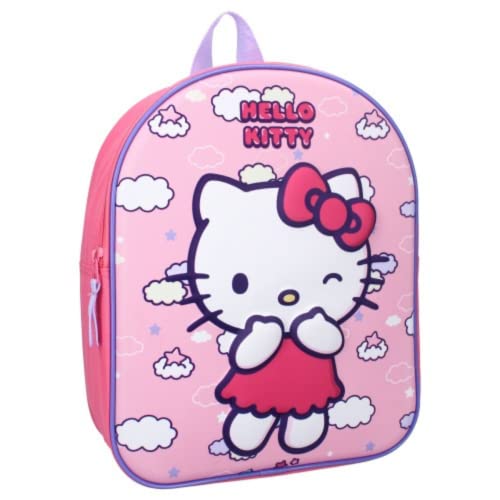 Sac à dos Hello Kitty rose 3D : fini les cartables trop lourds