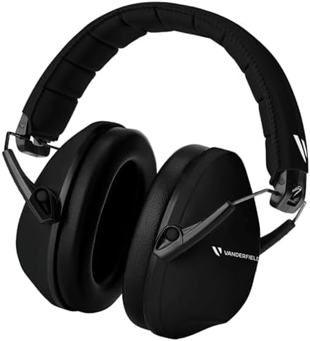 Vanderfields Hearing Protection Ear Muffs - Over 33 dB (2K Hz) Broad Noise Cancelling Sound Reduction Earmuffs for Kids 3-12