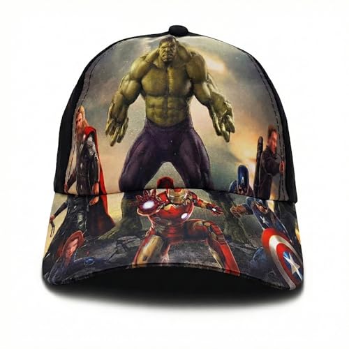 Image of VRITRAZ Printed Kids Baseball Cap for Boys & Girls | Multiple Design Patterns | Casual Cap (4-10 Years)