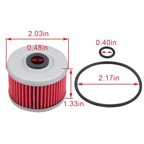 Image of 3pcs Oil Filter O-Ring Compatible with Honda 113 HF113 TRX420 ATC250ES ATC350X TRX250 TRX300 TRX350 TRX400EX TRX420FE TRX450ES TRX500FE XL250R XL350R XL600R XR200R XR250R XR350R Motor Cycle