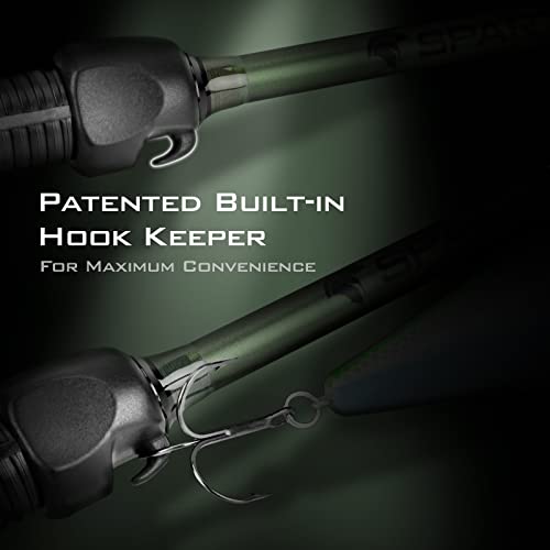 KastKing Spartacus II Fishing Rods - IM6 Graphite Blanks Casting & Spinning Rods, 2-Piece Rods with Extra Tip Section, PTS Power Transition System, KastFlex Technology, Rubber Cork Handle by KastKing - Image 6