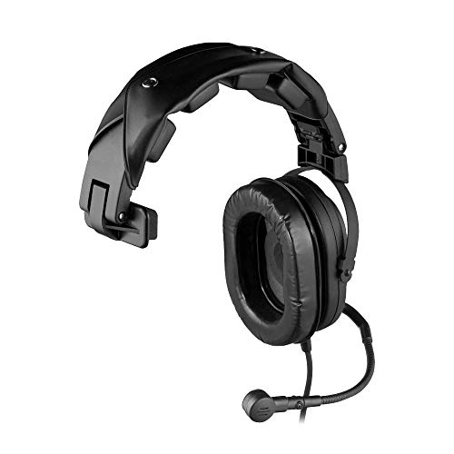 Telex HR-1R5 - Single-muff Medium-Weight RTS Communications Headset With 21dB of Noise Reduction